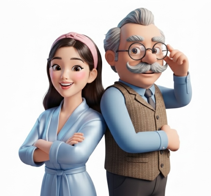 미렌과 페이슨 캐릭터